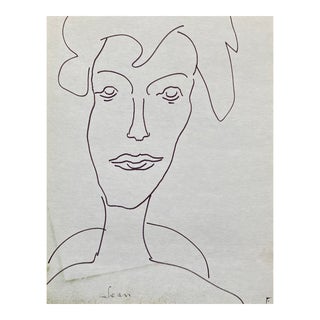 1960s Frank Wallace Portrait of Jean For Sale