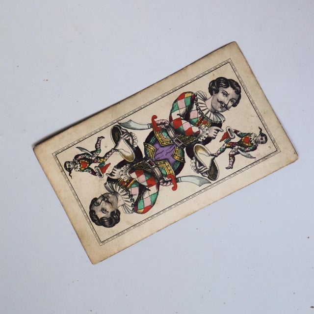 Victorian Antique Austrian C. Titze & Schinkay Tarock Playing Cards, Vienna, Circa 1880s For Sale - Image 3 of 17