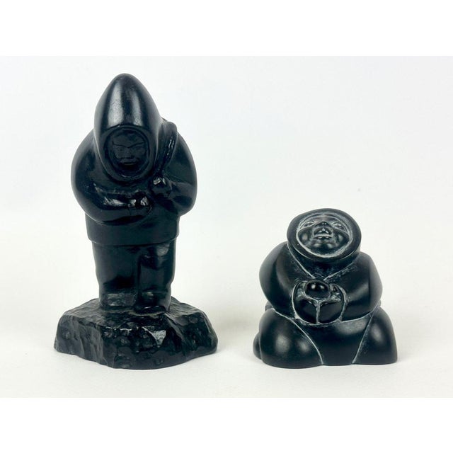 Canadian Inuit Figurine from Boma, 1970s, Set of 2 For Sale - Image 13 of 13