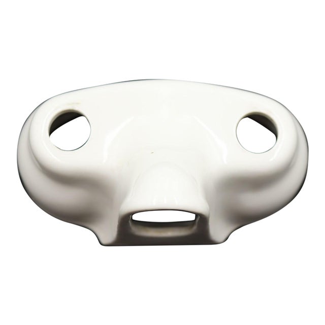 Reclaimed Ceramic White Tub Faucet Cover For Sale