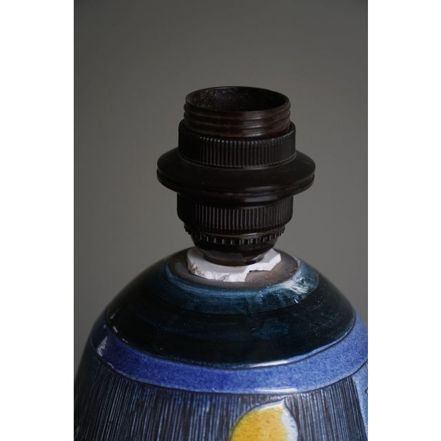 Oryx Floor Lamp by Marian Zawadzki for Tilgmans Ceramics, Sweden, 1963 For Sale - Image 10 of 14