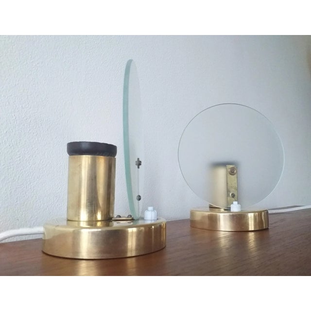 Gold Art Deco Table Lamps, 1930s, Set of 2 For Sale - Image 8 of 10