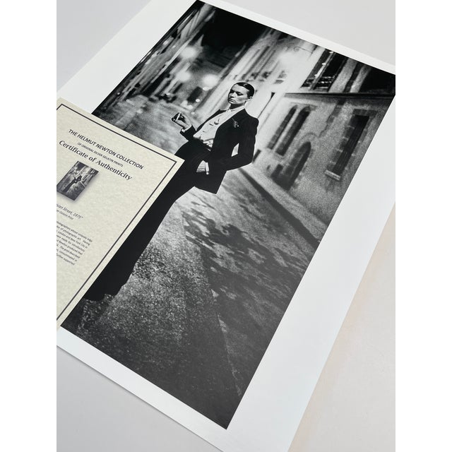 1970s Rue Aubriot, Paris 1975 by Helmut Newton Vintage Silver Gelatin Print For Sale - Image 5 of 11