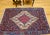 Mid 20th Century Vintage Senneh Kilim Rug, Handwoven Wool & Cotton, Medallion Pattern, Navy & Ivory, 4x6 For Sale - Image 5 of 16