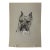 Original Signed Graphite Illustration of Boxer Dog Portrait, 12 × 9 In. For Sale