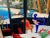 Black "Life's a Beach" Late 20th Century Interior Serigraph on Canvas by Francois Ledan For Sale - Image 8 of 11