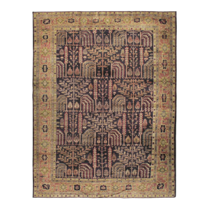 Galerie Shabab Collection Early 20th Century Turkish Oushak Room Size Carpet