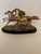 Metal Vintage Horse Sculpture, Depicting "Wild Running Horses" For Sale - Image 7 of 8