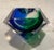 Mid-Century Modern Murano Glass Geometric Ashtray Bowl For Sale - Image 3 of 6