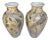 Vintage Matching Floral Bird Vases- a Pair For Sale