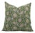 Fabdivine Pure Linen Handmade Block Print Throw Pillow Covers 14x14inches-Meraci Floral Design For Sale