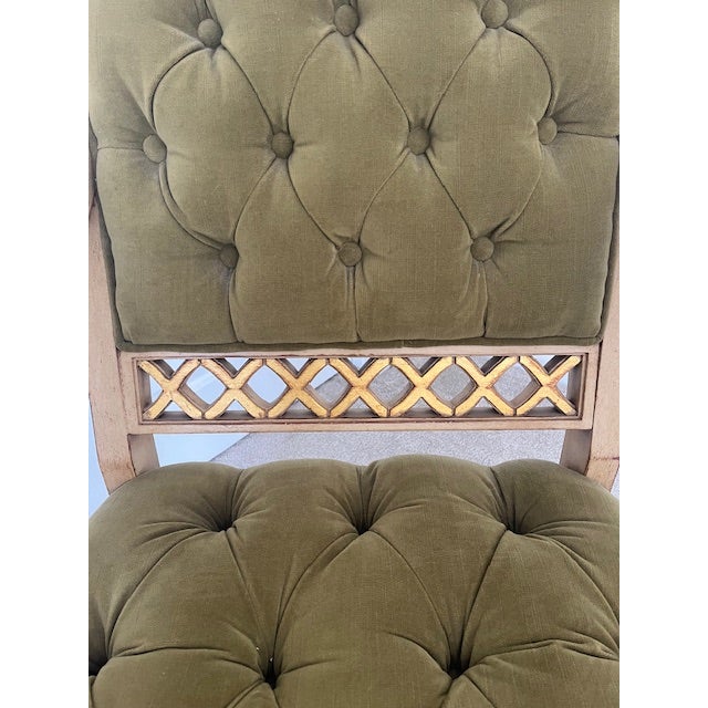 Wood Princess Diana Louis XVI Style Armchair by Highland House For Sale - Image 7 of 12