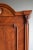 Antique Art Deco Mahogany 1-Door Arch Cupboard, 1900s For Sale - Image 9 of 10