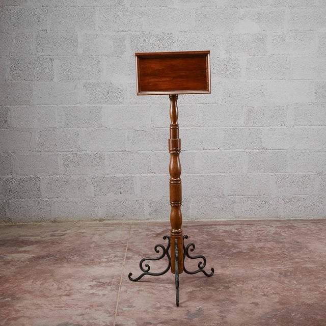 Art Deco Style Lectern in Wood For Sale - Image 9 of 13