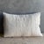 Creamy white hemp rug pillow. Soft hand, linen blend backing with zipper closure. Spot cleaning is recommended, or dry...