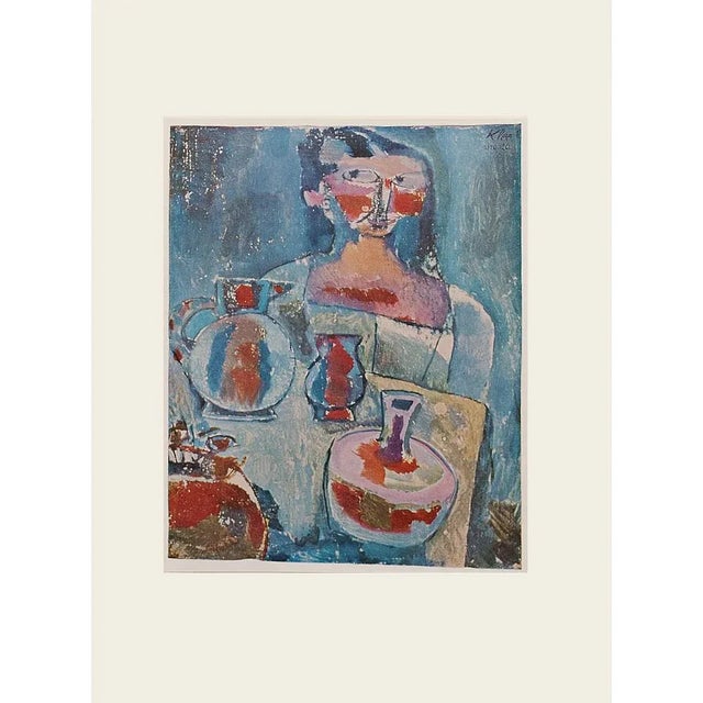 Paper 1958 After Paul Klee "Girl With Jugs", First English Edition Lithograph For Sale - Image 7 of 9