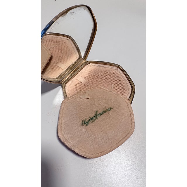 Early 20th Century Elgin American Art Deco Ladies Compact and Smaller Compact For Sale - Image 5 of 7