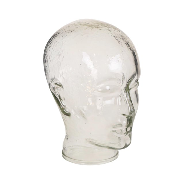 Heavy Glass Head Display Mannequin for Headphones, 1960s For Sale - Image 14 of 16