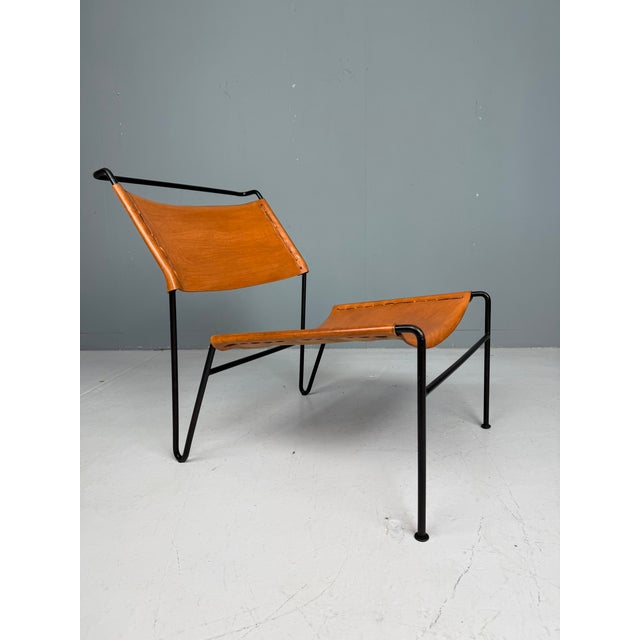 Metal Lounge Chair by A. Dolleman for Metz & Co, 1950s For Sale - Image 7 of 18