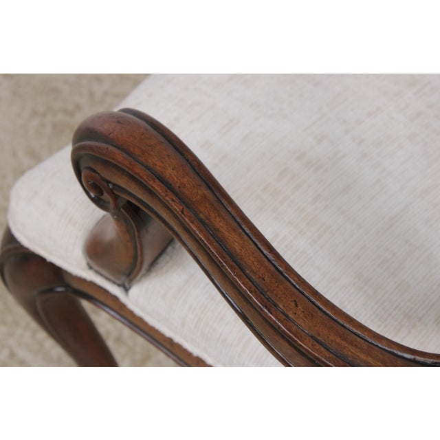 Set of 6 Henredon Pierced Back Dining Room Chairs For Sale - Image 10 of 18