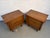 Mid 20th Century Pair of Mid 20th Century Walnut Nightstands For Sale - Image 5 of 16