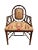 Wood Late 19th Century Faux Bamboo Armchair For Sale - Image 7 of 7