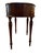 Traditional Antique Colonial MFG Co. Solid Honduras Mahogany Kidney Desk (Model 593) For Sale - Image 3 of 9