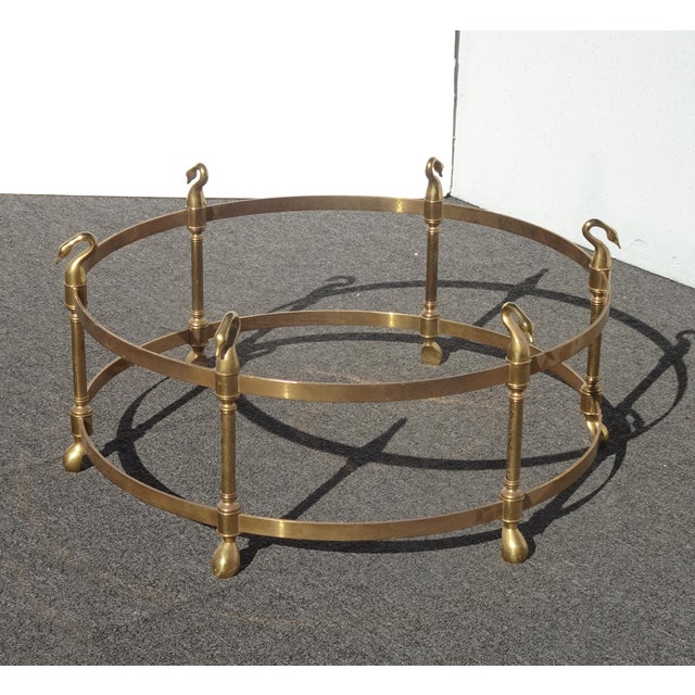 Gorgeous Coffee Table in Great Vintage Condition. Solid and Firm. Wear is usual for its age.Please note there is no Glass...