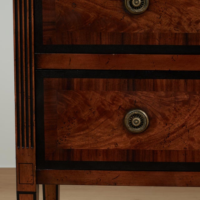 Neoclassical Inlaid Commode or Chest by Lillian August For Sale In West Palm - Image 6 of 17