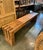 Wood Simple Farmhouse Salvaged Teak Bench W/Iron Details For Sale - Image 7 of 7