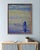 The oil painting on canvas titled ""On the Road by Bike"" captures a serene and dreamlike moment where reality and...