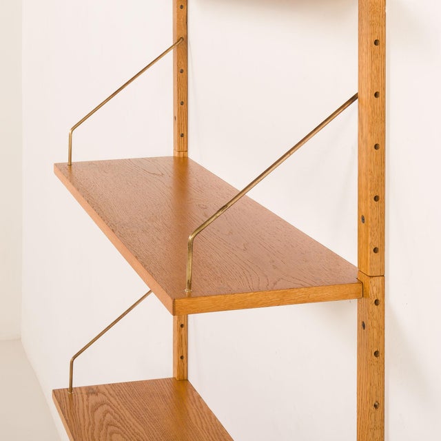 Mid-Century Modern Danish Oak Shelving Unit by Poul Cadovius, 1970s For Sale - Image 6 of 10