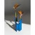 Blue Fugit vase by Mason Editions Design: Matteo Fiorini Dimensions: 12 × 15 × 34 cm Materials: Iron and Pirex glass Fugit...