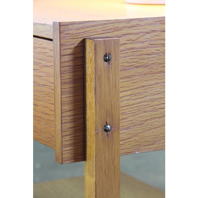 Mid-Century Danish Oak Nightstand, 1970s For Sale - Image 16 of 17