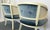 1960's Faux Bamboo and Cane Barrel Lounge Chairs With Blue Velvet Upholstery- A Pair For Sale - Image 14 of 18