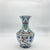 Handmade Ceramic Vase (30cm) – Turquoise & Terracotta Floral Design – Textured Iznik Decor For Sale - Image 6 of 9