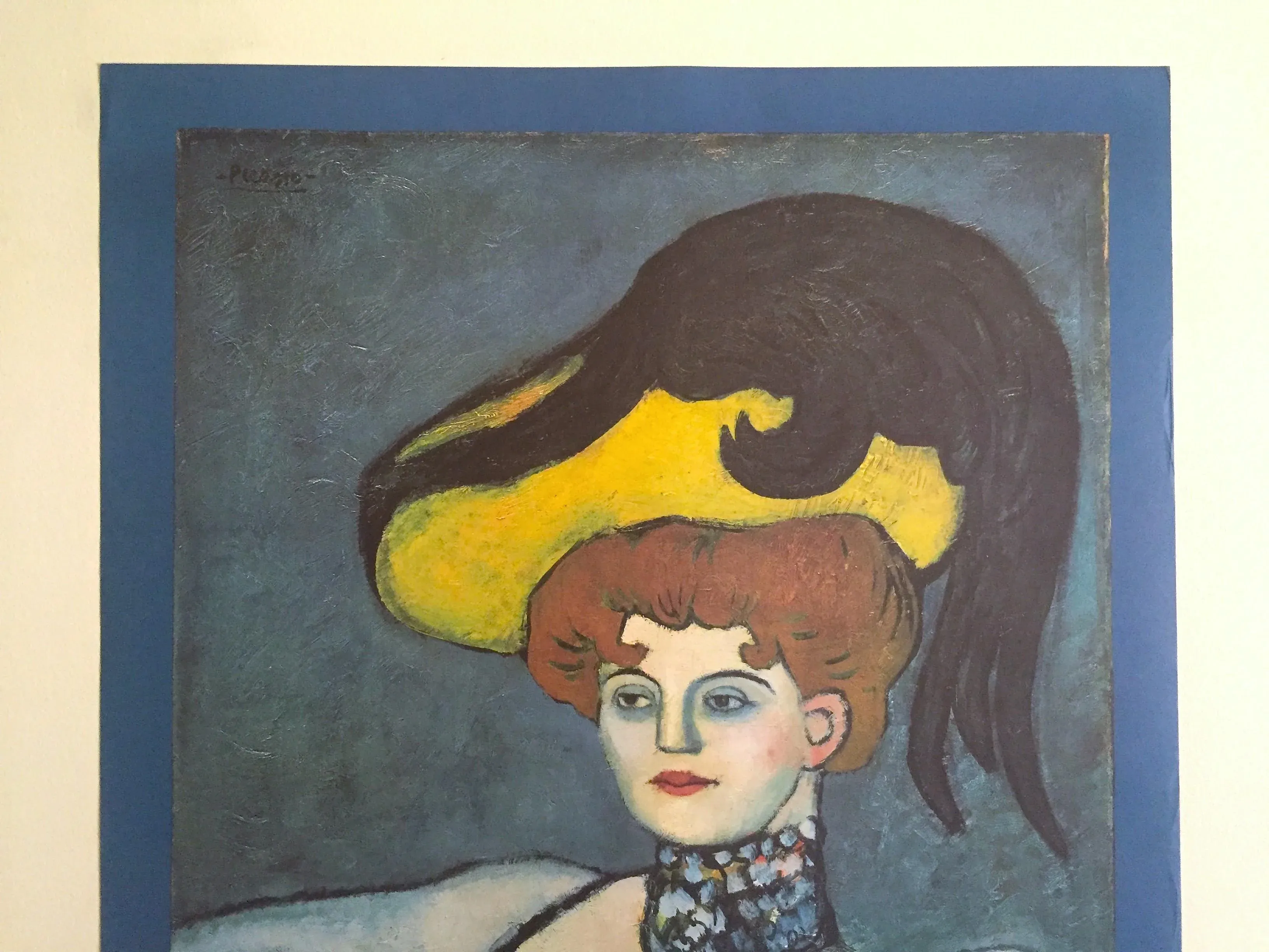 Pablo Picasso Vintage 1985 Lithograph Print Exhibition Poster