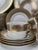 Gilt and Platinum Plaisance Service by Raynaud Limoges for Céralène, Set of 65 For Sale - Image 12 of 14