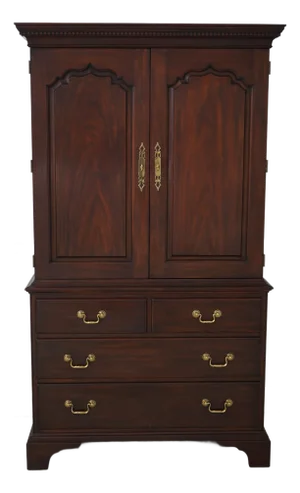 Henkel Harris Model 173 Mahogany Tv Cabinet