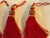 4 Red Gold Silk Tassels Passemanterie Vintage For Sale In Miami - Image 6 of 6