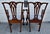 Antique Pair Mahogany Armchairs Chippendale Style Carved Ball Claw Foot Dining For Sale - Image 12 of 18