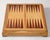 Mid-Century Modern Italian Vintage Carved Wood Backgammon Chess Set Toys Collectables Box Board Never Used For Sale - Image 3 of 17