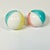 Mid-Century Coastal Boho Chic Beach Ball Salt & Pepper Shakers - A Pair. For Sale - Image 4 of 12