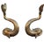 Mid-Century Modern Mid 20th Century Sculptural Brass Bronze Koi Fish Console Hollywood Regency Table For Sale - Image 3 of 3