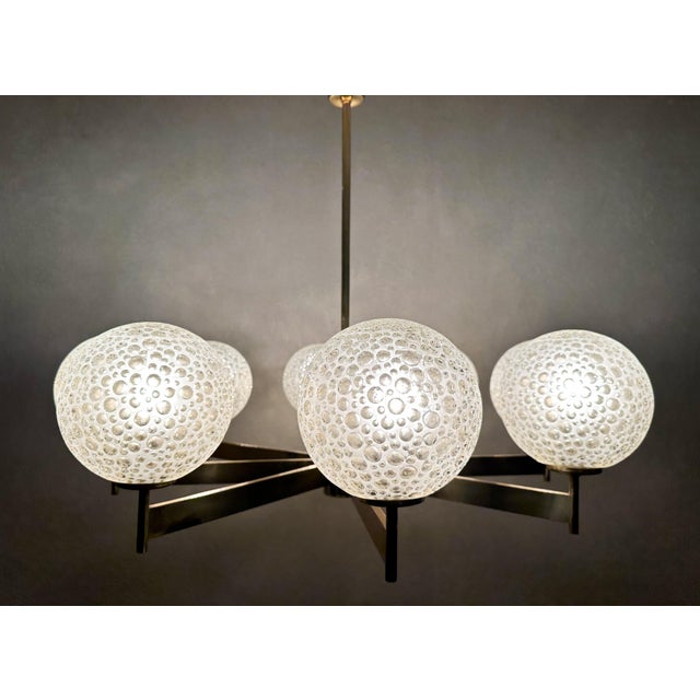 Vintage Chandelier from Kaiser Leuchten, 1970s For Sale - Image 13 of 14