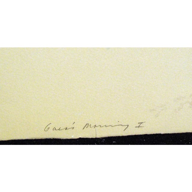 1978 "Gaea's Morning I, II, III" Abstract Ethereal Seascape Serigraph Triptych - Set of 3 For Sale In Denver - Image 6 of 11