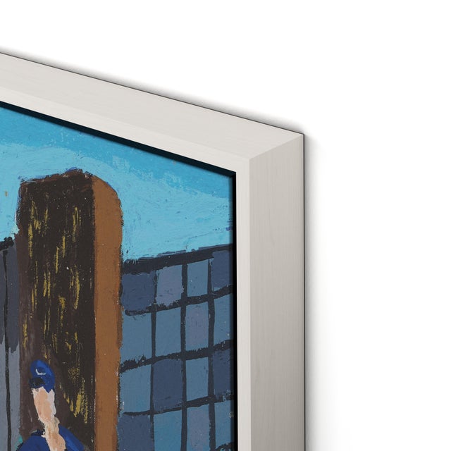 DESCRIPTION: Alcaraz and Sinner Conquer New York by Shaun Ellison in Whitewash Frame, Medium Art Print SPECIFICATIONS:...