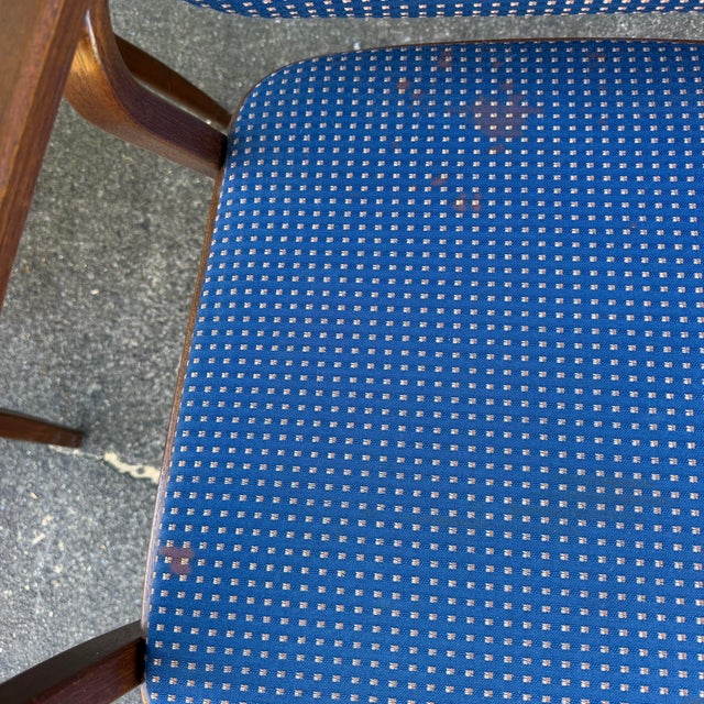 Set of 4 Don Pettit for Knoll Model 1105 Armchairs For Sale - Image 9 of 12