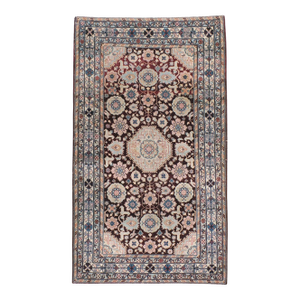 Galerie Shabab Collection Early 20th Century Indian Agra Accent Rug