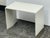 Design Plus Gallery presents a Custom Contemporary White Lacquered Side Table by Unknown Brand. The rectangular top is...